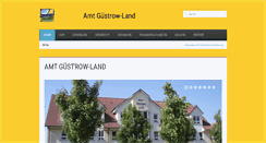 Desktop Screenshot of amt-guestrow-land.de